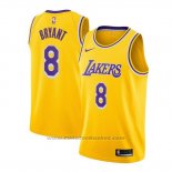 Maglia Los Angeles Lakers Kobe Bryant Nike Icon #8 2018-19 Giallo