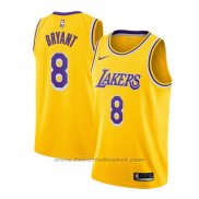 Maglia Los Angeles Lakers Kobe Bryant Nike Icon #8 2018-19 Giallo
