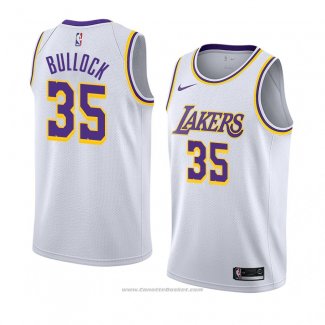 Maglia Los Angeles Lakers Reggie Bullock #35 Association 2018-19 Bianco