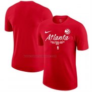 Maglia Manica Corta Atlanta Hawks Rosso