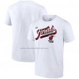 Maglia Manica Corta Miami Heat 2023 Eastern Conference Champions Bianco