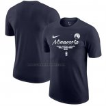 Maglia Manica Corta Minnesota Timberwolves Nero