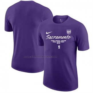 Maglia Manica Corta Sacramento Kings Viola