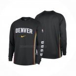 Maglia Manica Lunga Denver Nuggets 2025-26 Nero