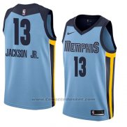 Maglia Memphis Grizzlies Jaren Jackson Jr. #13 Statement 2018 Blu