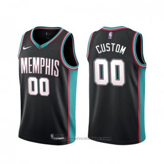 Maglia Memphis Grizzlies Personalizzate Classic Edition Nero