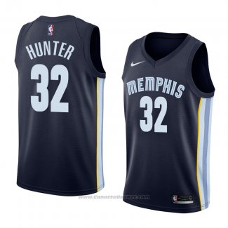 Maglia Memphis Grizzlies Vincent Hunter #32 Icon 2018 Blu