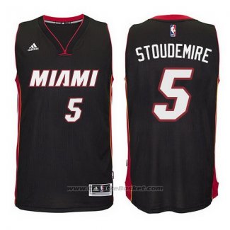 Maglia Miami Heat Amar'e Stoudemire #5 Nero