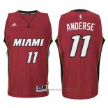 Maglia Miami Heat Chris Anderse #11 Rosso