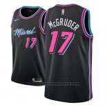 Maglia Miami Heat Rodney McGruder #17 Citta 2018-19 Nero