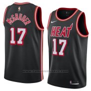 Maglia Miami Heat Rodney McGruder #17 Classic 2018 Nero