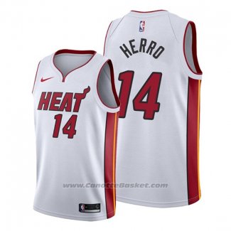 Maglia Miami Heat Tyler Herro #14 Association 2019-20 Bianco