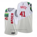 Maglia Milwaukee Bucks Nikola Mirotic #41 Earned Bianco