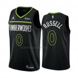 Maglia Minnesota Timberwolves D'angelo Russell #0 Statement 2022-23 Nero