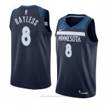 Maglia Minnesota Timberwolves Jerryd Bayless #8 Icon 2018 Blu