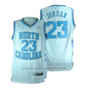 Maglia NCAA North Carolina Tar Heels Michael Jordan #23 Bianco