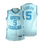 Maglia NCAA North Carolina Tar Heels Ty Lawson #5 Bianco