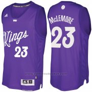 Maglia Natale 2016 Sacramento Kings Ben McLemore #23 Viola