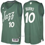 Maglia Natale 2016 Utah Jazz Alec Burks #10 Veder