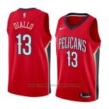 Maglia New Orleans Pelicans Cheick Diallo #13 Statement 2018 Rosso