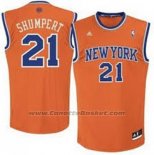 Maglia New York Knicks Iman Shumpert #21 Arancione