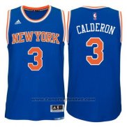 Maglia New York Knicks Jose Calderon #3 Blu