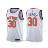 Maglia New York Knicks Julius Randle #30 Association Bianco