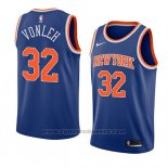 Maglia New York Knicks Noah Vonleh #32 Icon 2018 Blu