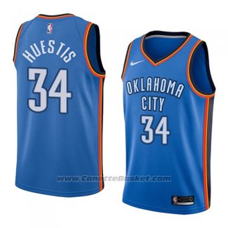 Maglia Oklahoma City Thunder Josh Huestis #34 Icon 2018 Blu