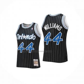 Maglia Orlando Magic Brandon Williams No 44 Mitchell & Ness 2009-10 Nero