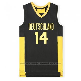 Maglia Pelicula Deutschland Nowitzki Nero