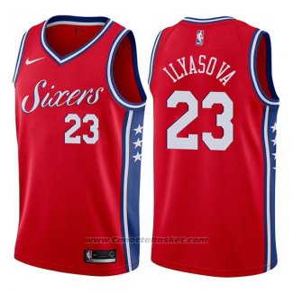 Maglia Philadelphia 76ers Ersan Ilyasova #23 Statement 2017-18 Rosso