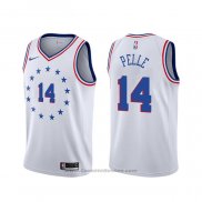 Maglia Philadelphia 76ers Norvel Pelle #14 Earned 2019-20 Bianco