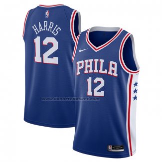 Maglia Philadelphia 76ers Tobias Harris NO 12 Icon Blu