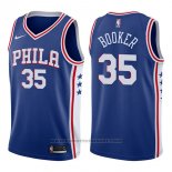 Maglia Philadelphia 76ers Trevor Booker #35 Icon 2017-18 Blu