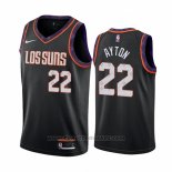 Maglia Phoenix Suns Deandre Ayton #22 Citta Nero