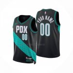 Maglia Portland Trail Blazers Personalizzate Citta 2025-26 Nero