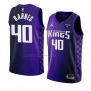 Maglia Sacramento Kings Harrison Barnes #40 Statement 2023-24 Viola