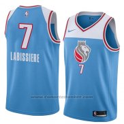 Maglia Sacramento Kings Skal Labissiere #7 Citta 2018 Blu