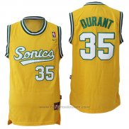 Maglia Seattle SuperSonics Kevin Durant #35 Historic Giallo