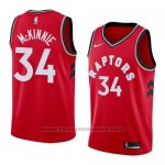 Maglia Toronto Raptors Alfonzo Mckinnie #34 Icon 2018 Rosso