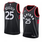 Maglia Toronto Raptors Chris Boucher #25 Statement 2018 Nero