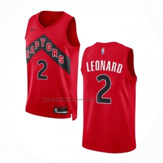 Maglia Toronto Raptors Kawhi Leonard #2 Icon 2022-23 Rosso