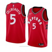 Maglia Toronto Raptors Kyle Collinsworth #5 Icon 2018 Rosso