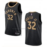 Maglia Toronto Raptors Otto Porter JR. #32 Citta 2022-23 Nero