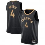 Maglia Toronto Raptors Scottie Barnes #4 Citta 2022-23 Nero