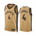 Maglia Toronto Raptors Scottie Barnes #4 Citta 2023-24 Or