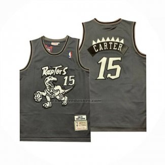 Maglia Toronto Raptors Vince Carter No 15 Mitchell & Ness 1998-99 Nero1