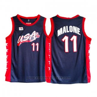 Maglia USA 1996 Karl Malone #11 Nero