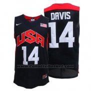 Maglia USA 2012 Anthony Davis #14 Nero